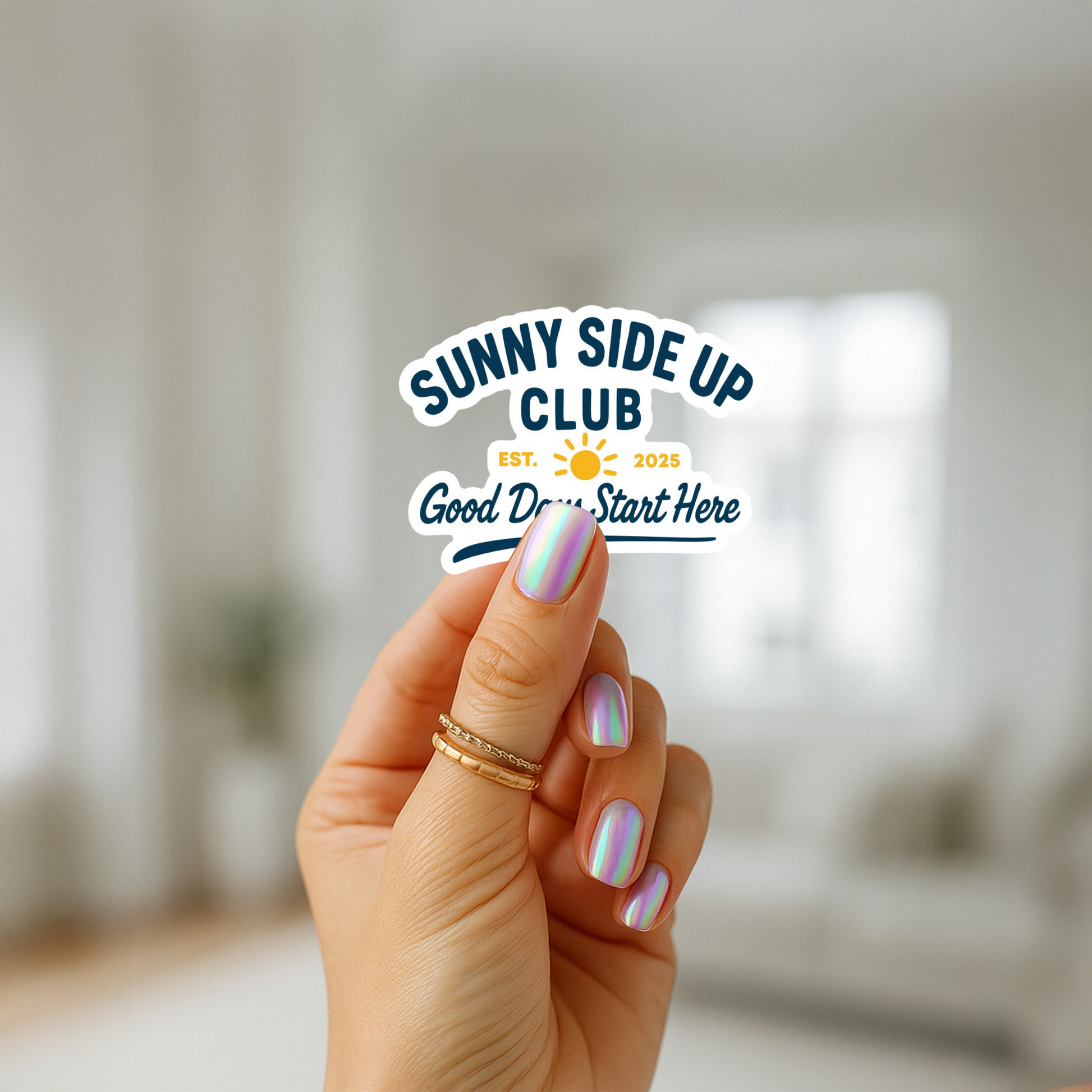 Sunny Side Up Club Sticker