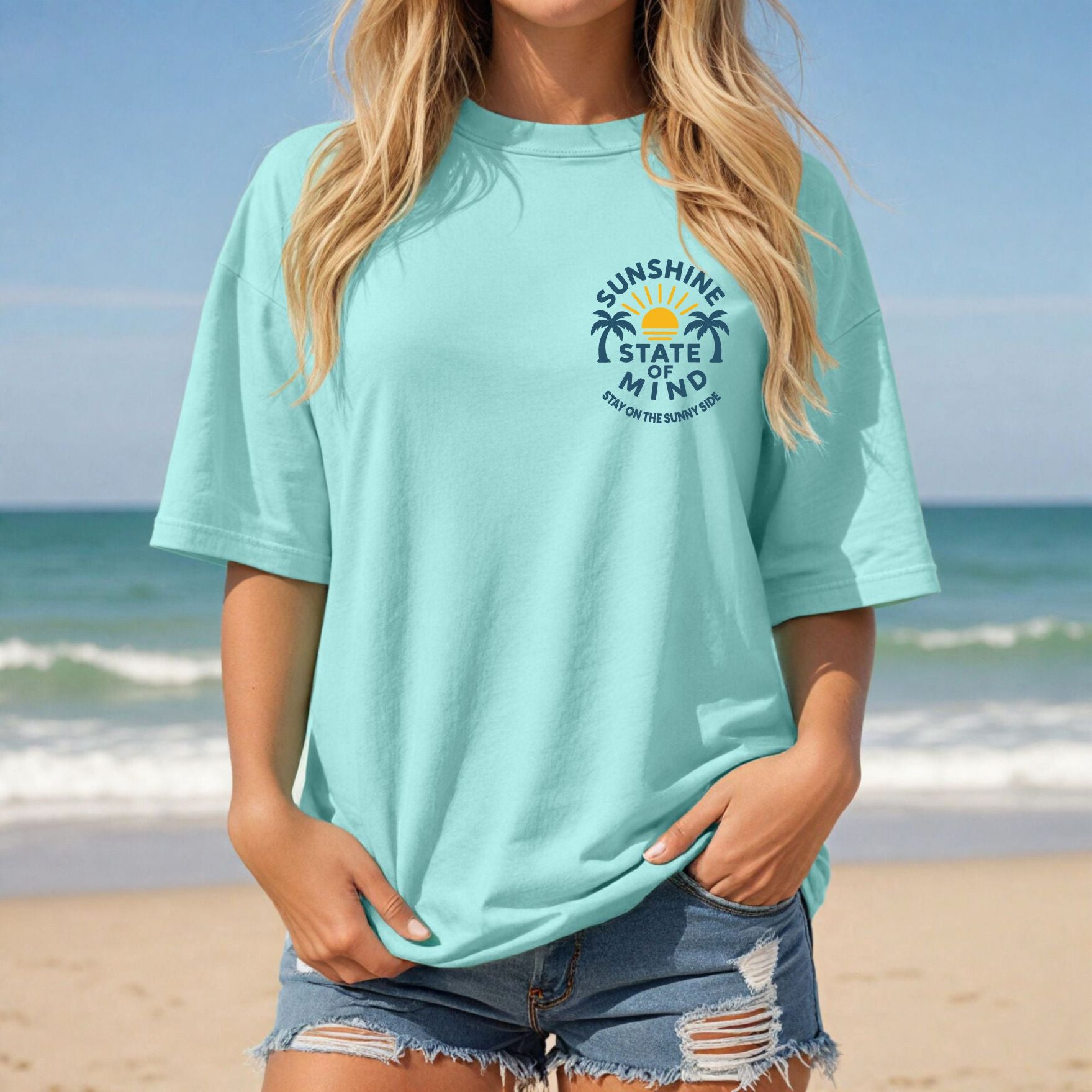 Sunshine State Of Mind Tshirt Cream
